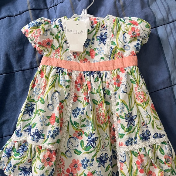 Rachel Zoe Other - Rachel Zoe Kids Floral Dress - White, Pink, and Blue
